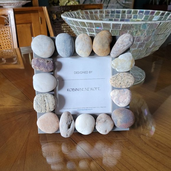 Picture Frame - Unique Hand-Crafted with Cool Rocks - Picture 6 of 10